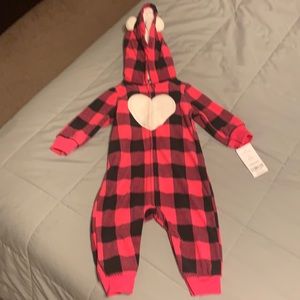 Carter’s Baby One Piece Flannel Suit Brand New with Tags.